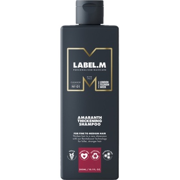 label.m Уплътняващ шампоан за обем и блясък, 300 ml