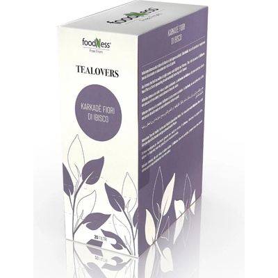 FoodNess Tealovers Karkadé Čaj z kvetov ibišteka 20 sáčkov 40 g