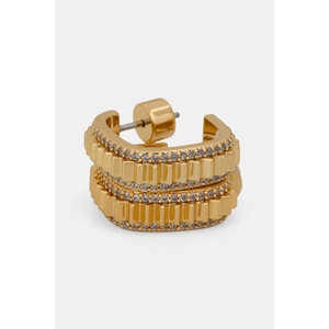 Michael Kors обици дамски позлатен модел с циркон (MKJ8613710)