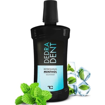 Dedra Dent REFRESHING MENTHOL s kyselinou hyaluronovou & stévií hydratace & svěží dech 500 ml