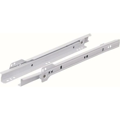 Walteco Rolničkový výsuv 300 mm biely, nosnosť 20 kg 1 pár 90500