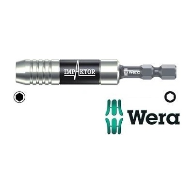 Wera 057675 - Držák na BITy 1/4 serie 897/4 IMP R Impaktor s prstencovým magnetem a rozpěrným kroužkem