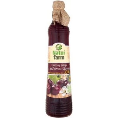 NaturFarm Sirup višeň min. 33% 0,7 l