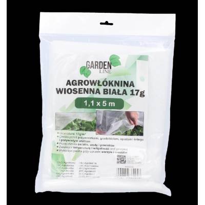 Garden Line AGROTEXTILIE 1,1 x 5 M JARNÍ BÍLÁ 17g 2043