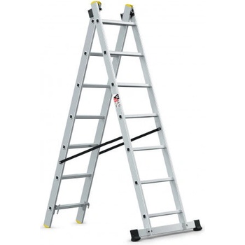 Image 1 of Стълба алуминиева 2x7 Multisystem 150кг (3513654)