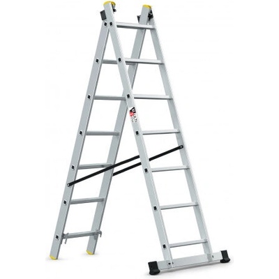 Стълба алуминиева 2x7 Multisystem 150кг (3513654)