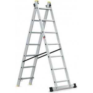  Стълба алуминиева 2x7 Multisystem 150кг (3513654)