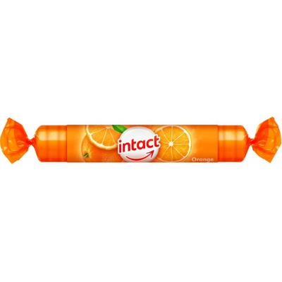 INTACT rolka hroznový cukor s vitamínom C pomaranč 40 g