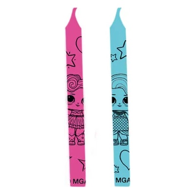 Procos Свещи за рожден ден LOL Glitterati 12 бр