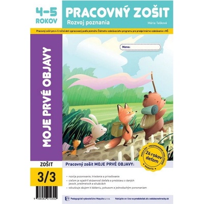 MŠ PREDPREDAJ Moje prvé objavy pracovný zošit 4-5 (2024, 26. edícia)