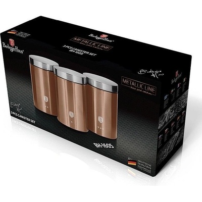 Berlingerhaus BH-1605 Rose Gold Sada dóz 3ks