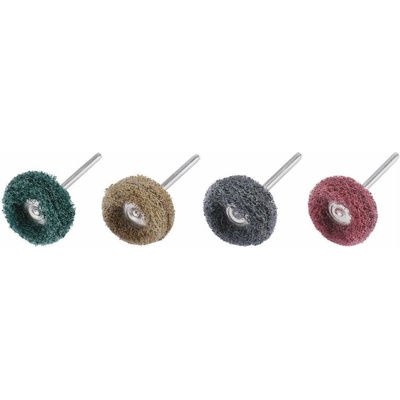 Extol Premium 8803761 Kotúče leštiace 40ks, pr.25x15mm, stopka 3mm, #80-150-240-300, organizér