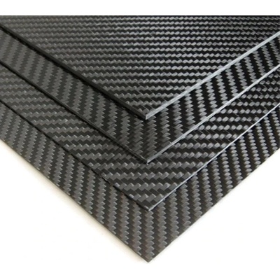 Karbonová deska 500 × 500 × 3 mm