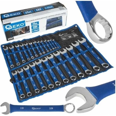 Geko Očkoploché klíče protiskluzové 6-32 mm 25 ks G11147
