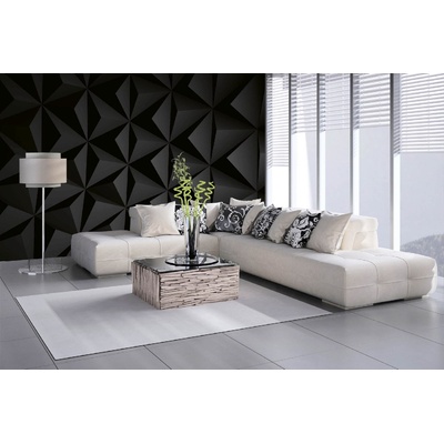 DIMEX ART Самозалепваща се флизелинова фототапета 3d черна илюстрация 375 x 250 см