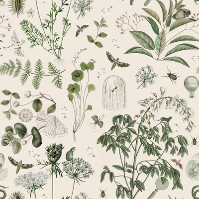 Dekornik Tapeta z netkanej textílie Green Botanical Stories rozmery 100 cm x 280 cm