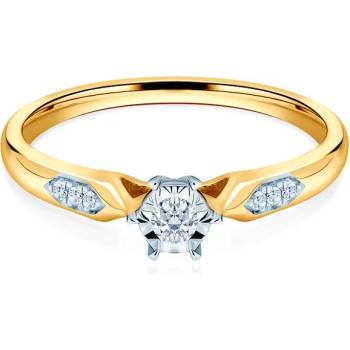 Image 1 of SAVICKI Годежен пръстен Savicki: двуцветно злато, диамант