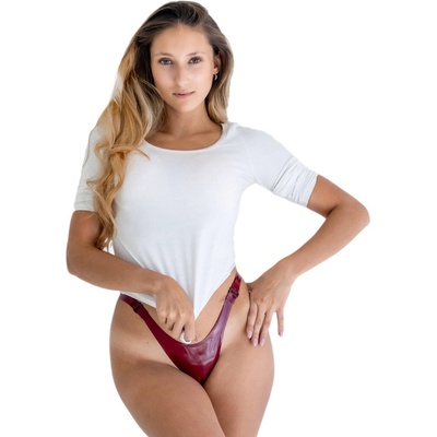 Sexy Elephant Червени латексови стрингове Claire, M