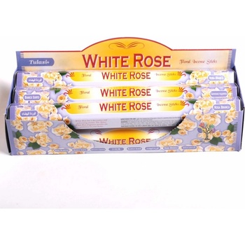 Tulasi Vonné tyčinky Biela ruža 20 ks