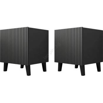 Image 1 of MIRJAN 24 К-кт 2x Нощно шкафче VAMOS 52x45 см антрацит (MJ0005)