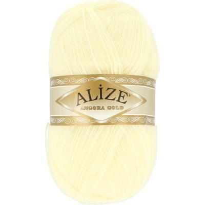 Alize Angora Gold 01 krémová biela