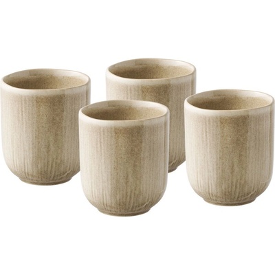 House Nordic Бежови глинени чаши в комплект 4 бр. 360 ml Viola - House Nordic (4701002)