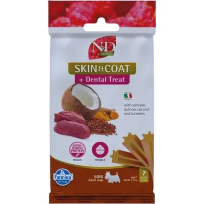 Farmina Quinoa Dog Skin Coat Venison Adult Mini 60 g