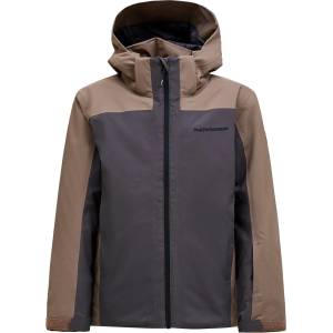 Peak Performance Детско ски яке Peak Performance Kid's Maroon Blocked Insulat Ski jacket - Motion Grey / Terrain Tan - размер 130 (703-6992-0211)