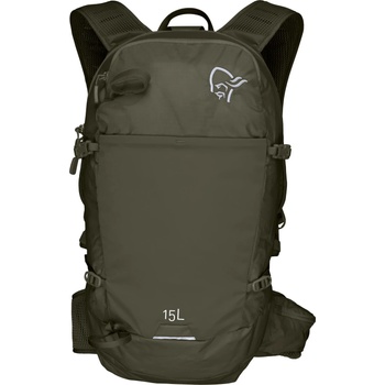 Norrøna Дневна раница Norrøna Norrøna 15L Pack Daypack - Olive Night - размер One Size (502-6513-0211)