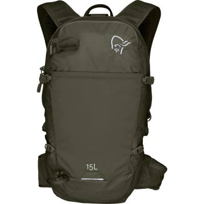 Norrøna Дневна раница Norrøna Norrøna 15L Pack Daypack - Olive Night - размер One Size (502-6513-0211)
