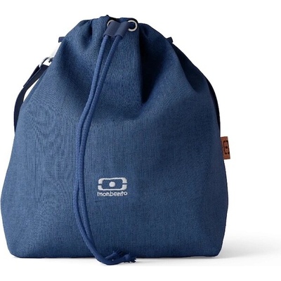 Monbento Plátěná termotaška na jídlo Fresh Blue natural