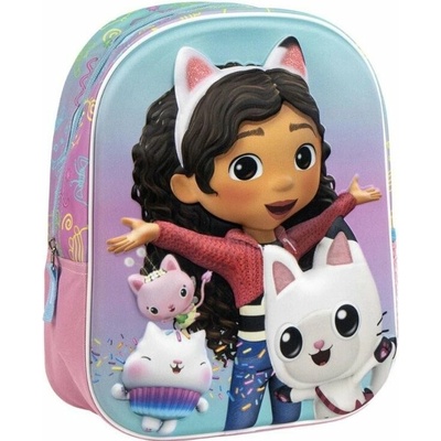 Gabby's Dollhouse: Gaby and cats - Dětský batoh 3D