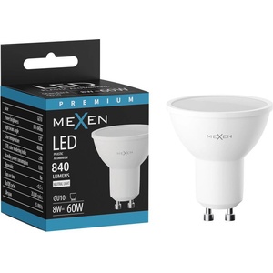 Mexen Nova LED крушка GU10, 8W, Неутрална - 4000K, 840 lm - L108-GU10-0840-01 (L108-GU10-0840-01)