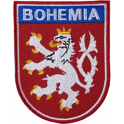 NAVYS Nášivka ČESKÝ LEV + BOHEMIA - FAREBNÁ