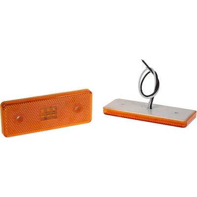 Boční obrysové světlo LED, oranžové 24V, KF670 | Zboží Auto