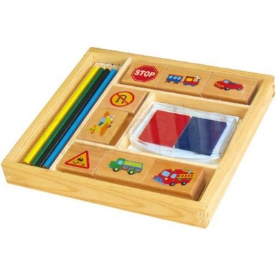 Studo Wood Razítka sada velká doprava