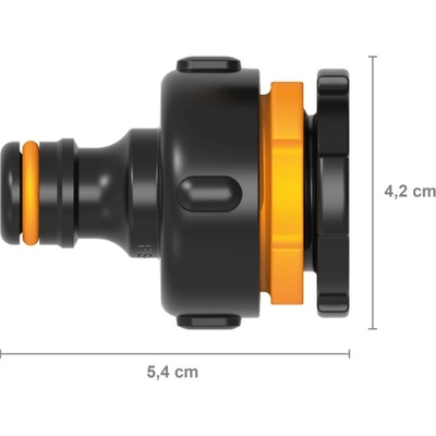 Fiskars Spojka ke kohoutku Comfort, multi (1/2", 3/4", 1") 30ks (1027052)