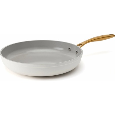 Elmich Nepřilnavá keramická pánev Zen Ø 28 cm - krémovo zlatá