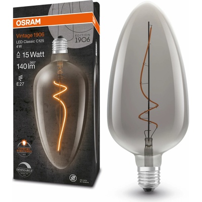 Osram stmievateľná LED žiarovka E27 4 W VINTAGE 1906, teplá biela 4099854090325
