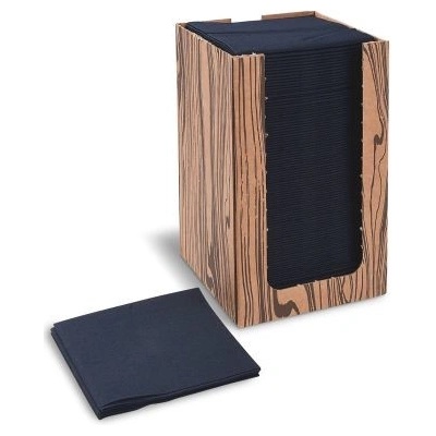 PAP-Airlaid Ubrousek FSC Mix PREMIUM černý v boxu 100 ks 20x20cm