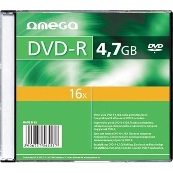 Platinet Omega DVD-R 4,7GB 16x, slim case, 10ks (56818)