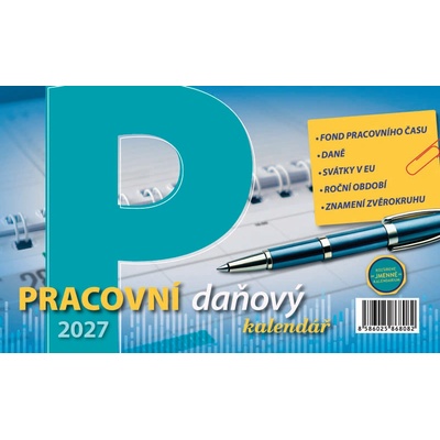 stolní PRACOVNÍ DAŇOVÝ 2027