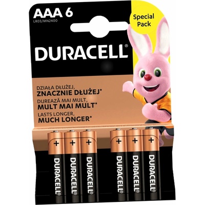 Duracell BASIC AAA 6ks 10PP100087