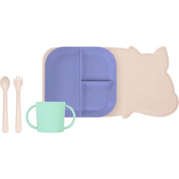 Miniland Комплект за хранене Miniland - Sunset, 5 части (89613)