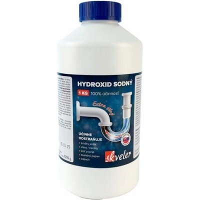 Kinekus Hydroxid sodný SKVELER, čistič sifónov 1 kg perly