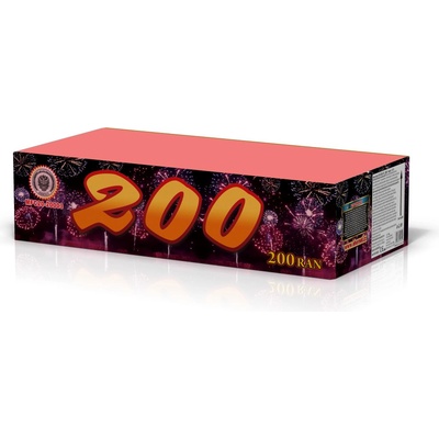 Zahradní ohňostroj Pestrobarevný 200 ran