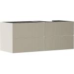 Hansgrohe Xevolos E - Шкафче за умивалник 137x56x55 см, 4 чекмеджета, матово бежово/бронз 54240390 (54240390)