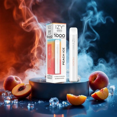 IZY one+ Peach Ice 0 mg 1000 poťahov