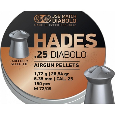 Diabolky JSB Hades 6,35 mm 300 ks