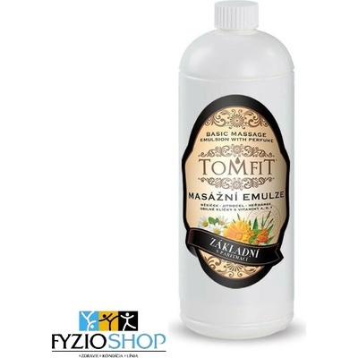 Tomfit masážna emulzia základná s parfumáciou 1000 ml